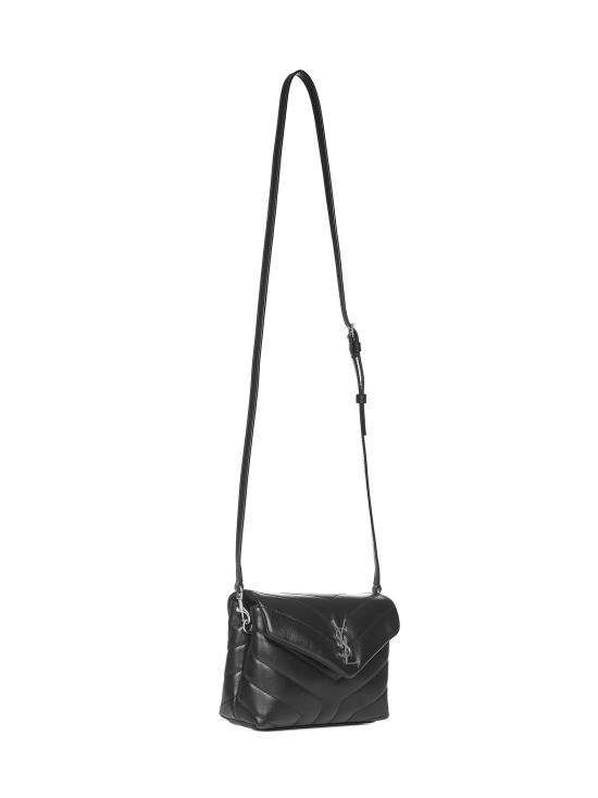26SS 생로랑 마틀라세 Y 레더 루루 토이 스트랩 백 678401DV706 1000 - SAINT LAURENT