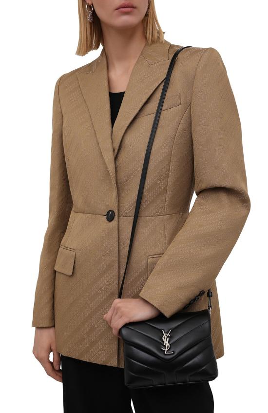 26SS 생로랑 마틀라세 Y 레더 루루 토이 스트랩 백 678401DV706 1000 - SAINT LAURENT
