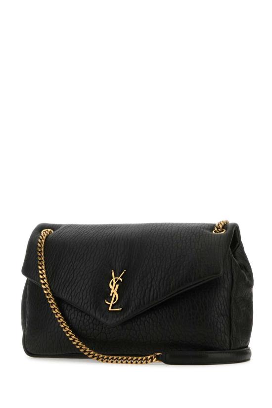 26SS 생로랑 그레인 램스킨 칼립소 라지백 777399AACYT 1000 Black - SAINT LAURENT