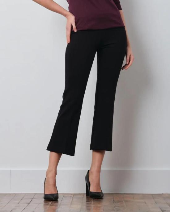  에비뉴 몽테뉴 크롭 팬츠 애비뉴 몽테뉴 레오 팬츠 블랙 - AVENUE MONTAIGNE