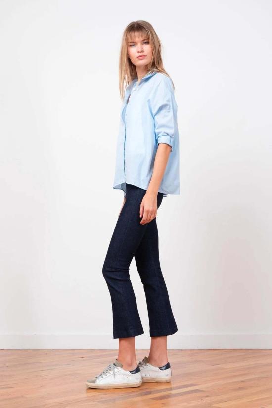  에비뉴 몽테뉴 스트레이트 팬츠 Avenue Montaigne 레오 팬츠 다크 데님 - AVENUE MONTAIGNE