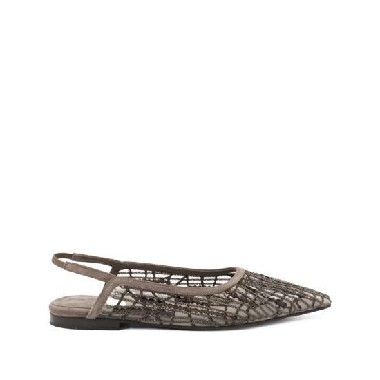 25SS 브루넬로 쿠치넬리 플랫 슈즈 MZ93C2706 C3022 BROWN