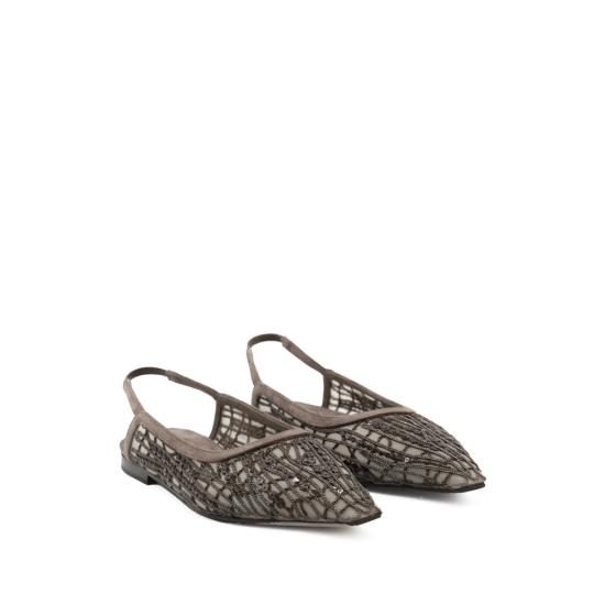 25SS 브루넬로 쿠치넬리 플랫 슈즈 MZ93C2706 C3022 BROWN - BRUNELLO CUCINELLI