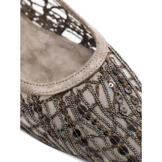 25SS 브루넬로 쿠치넬리 플랫 슈즈 MZ93C2706 C3022 BROWN - BRUNELLO CUCINELLI