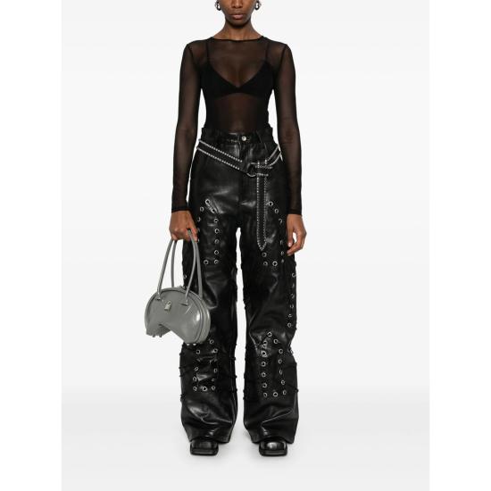 25SS 후 디싸이즈 워 팔라초 팬츠 WIDE LEG GROMM COAL BLACK - WHO DECIDES WAR