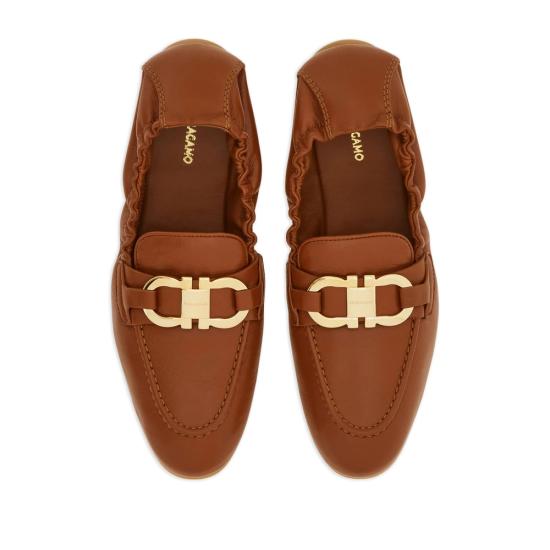 25SS 살바토레 페라가모 로퍼 01J573 0779665 1C NATUR BROWN - SALVATORE FERRAGAMO