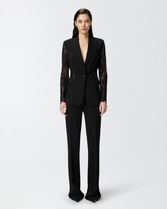  핑코 스트레이트 팬츠 104690A213 Z99 Nero limousine - PINKO