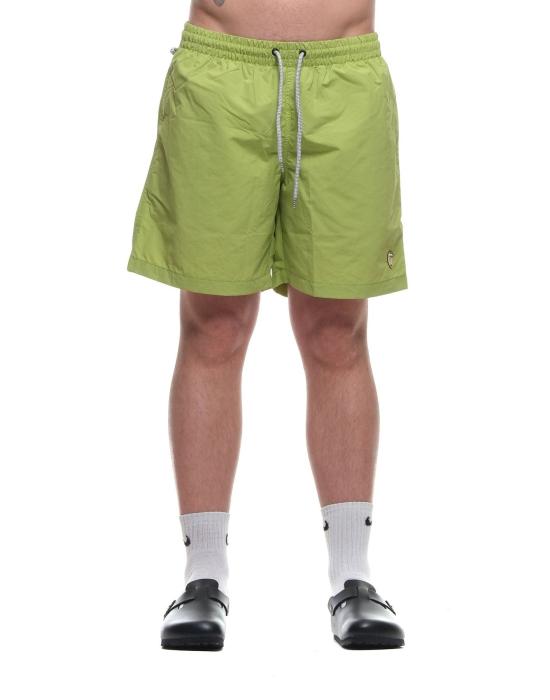  블라우어 숏팬츠 남성용 녹색 수영 반바지 (폴리아미드 소재, 포켓 포함) 24SBLUN02507 006568 697 - BLAUER