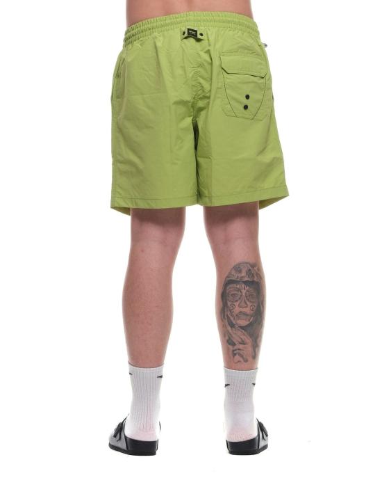  블라우어 숏팬츠 남성용 녹색 수영 반바지 (폴리아미드 소재, 포켓 포함) 24SBLUN02507 006568 697 - BLAUER