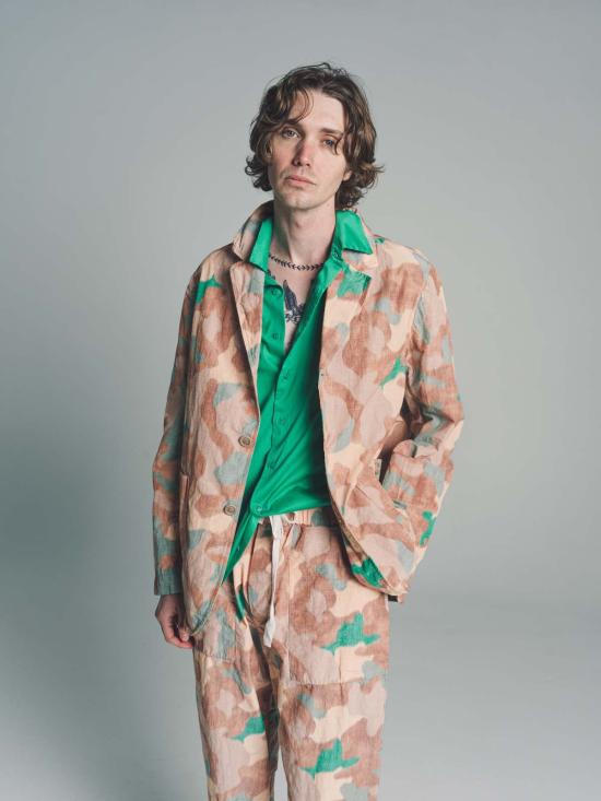  케이시 케이시 자켓 Casey Casey Jak Pat 재킷 카키 이카트 - CASEY CASEY