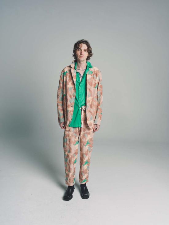  케이시 케이시 자켓 Casey Casey Jak Pat 재킷 카키 이카트 - CASEY CASEY