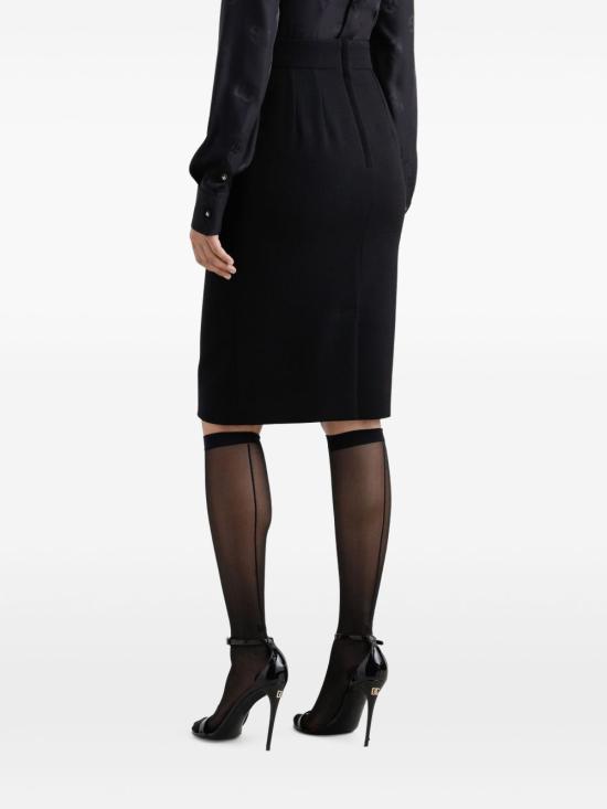 25SS 돌체앤가바나 롱 스커트 F4C2CT GDCSXN0000 Black - DOLCE & GABBANA