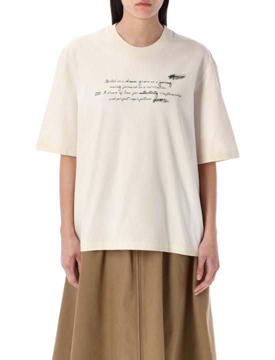 25SS 골든구스 반팔 티셔츠 GUP01873P001874 11569 HERITAGE WHITE