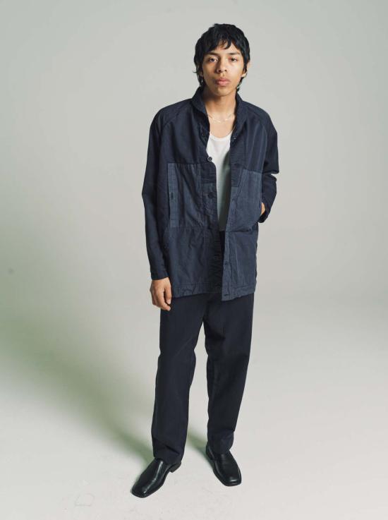  케이시 케이시 자켓 배드슬레이트 밀리터리 트윌 블루종 - CASEY CASEY