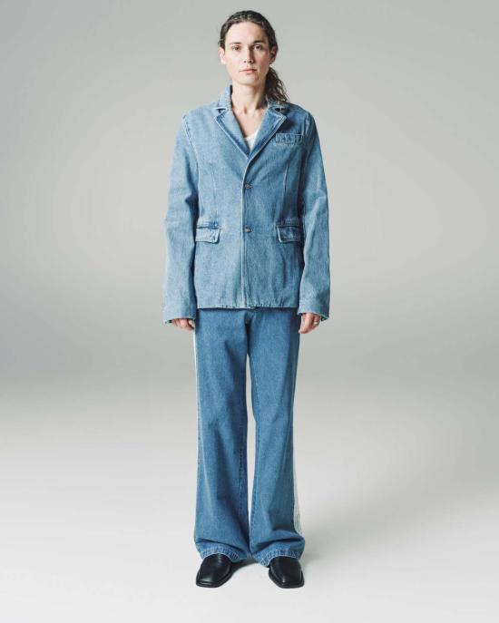  웨일즈보너 데님 자켓 웨일즈 보너 에터니티 재킷 라이트 블루