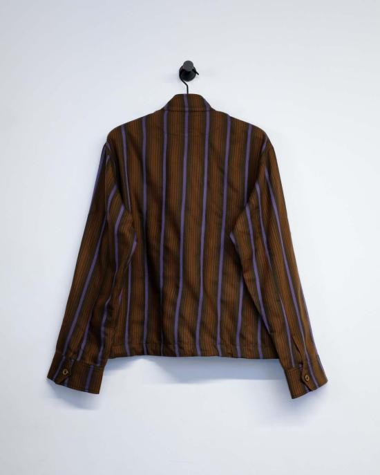  웨일즈보너 자켓 웨일즈 보너 라이프 재킷 브라운 & 블루 헤링본 울 - WALES BONNER