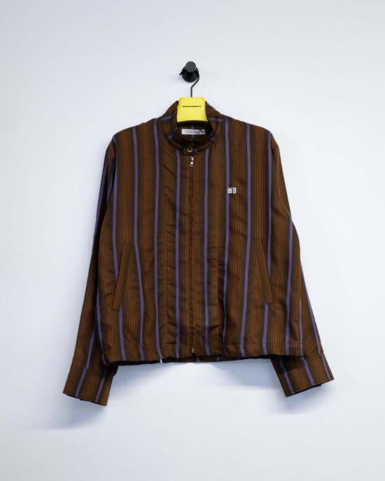  웨일즈보너 자켓 웨일즈 보너 라이프 재킷 브라운 & 블루 헤링본 울 - WALES BONNER