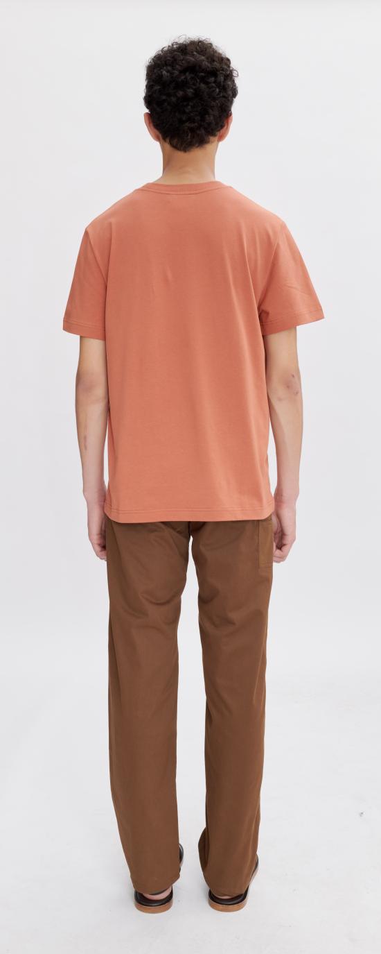 25SS 아페쎄 반팔 티셔츠 COHBM M26384 GLA TERRACOTTA BLANC - A.P.C.