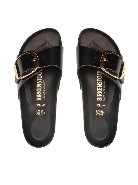 25SS 버켄스탁 뮬/슬리퍼 1022650 SHINE BLACK - BIRKENSTOCK