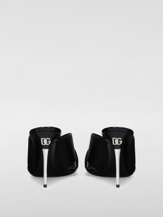 25SS 돌체앤가바나 뮬/슬리퍼 CR1738AV799 8B956 Black - DOLCE & GABBANA