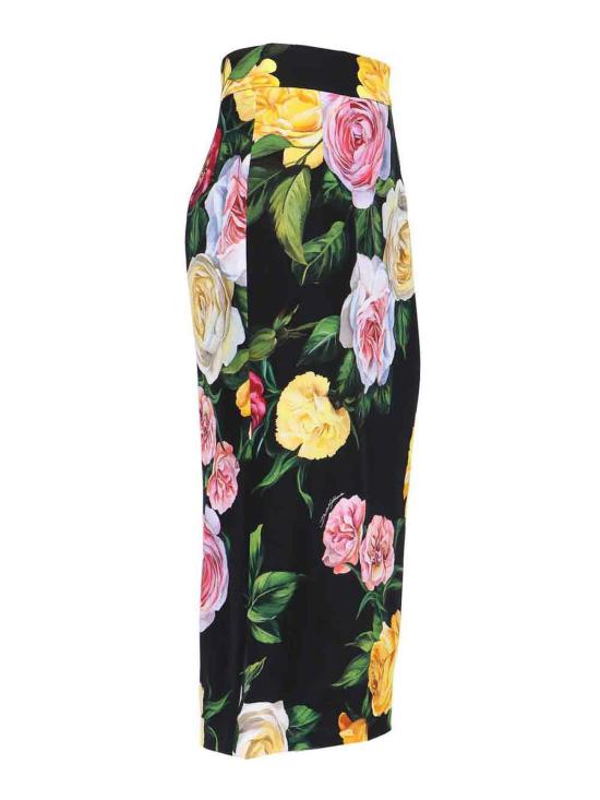  돌체앤가바나 롱 스커트 F4B6UTFSA7BHN5IY Black - DOLCE & GABBANA