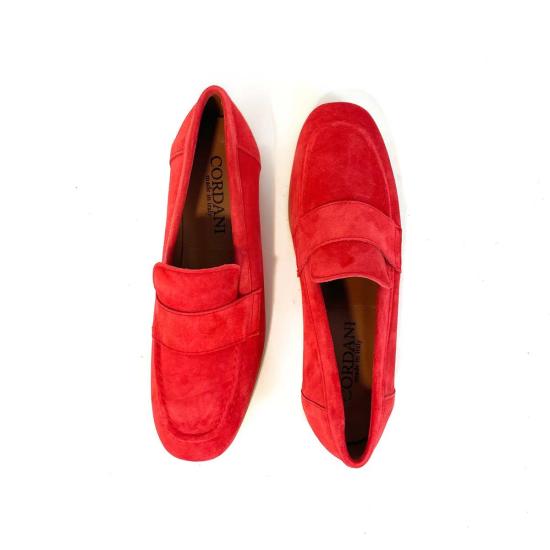  코르다니 로퍼 Cordani Ardelle  레드 스웨이드 - CORDANI