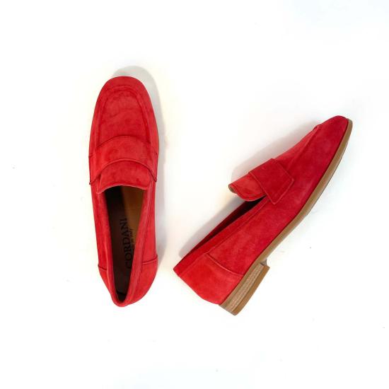  코르다니 로퍼 Cordani Ardelle  레드 스웨이드 - CORDANI