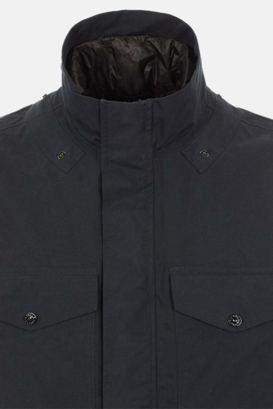  스톤 아일랜드 롱패딩 스톤아일랜드 오벤타일 고스트 피스 다운 재킷 블랙 - STONE ISLAND