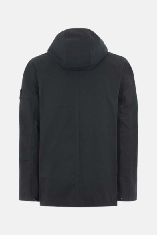  스톤 아일랜드 롱패딩 스톤아일랜드 오벤타일 고스트 피스 다운 재킷 블랙 - STONE ISLAND