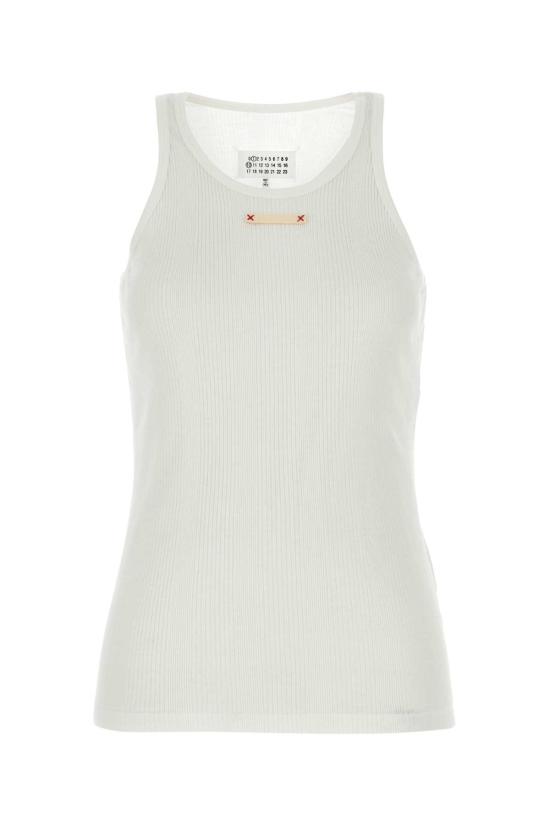 25SS 마르지엘라 민소매 티셔츠 S50NL0049M20060 101 White