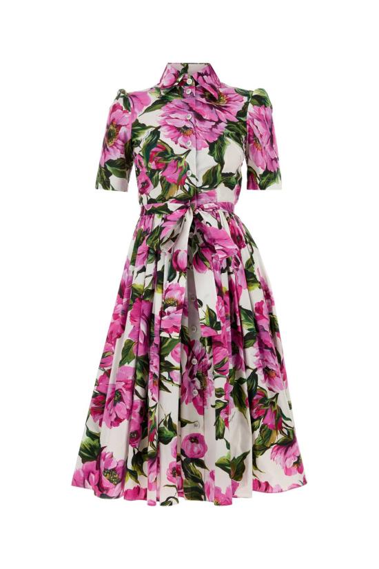 25SS 돌체앤가바나 미디 원피스 F6AGMTHS5S3 HA5KR Floral