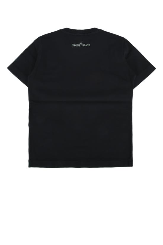 25SS [키즈] 스톤 아일랜드 티셔츠 210001028 V0029 BLACK - STONE ISLAND