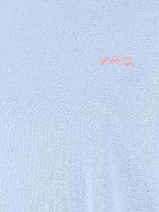 25SS 아페쎄 반팔 티셔츠 COHBQF26390ILG BLEU CIEL ROSE DOM - A.P.C.