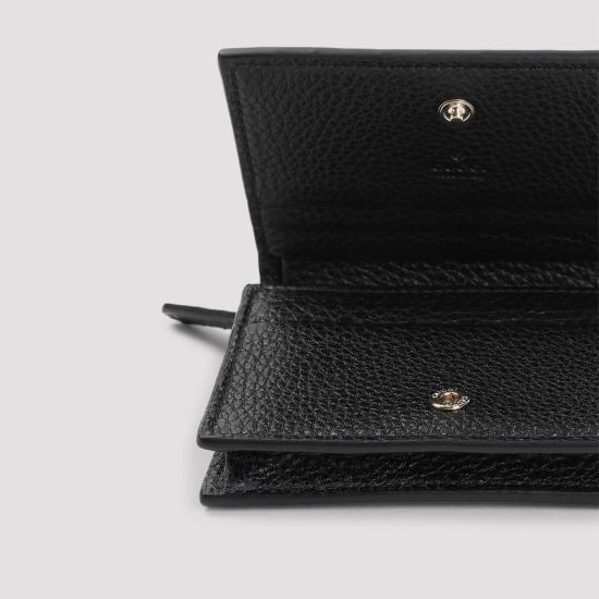 25SS 구찌 반지갑 815901AAEEM1000 BLACK DOM - GUCCI