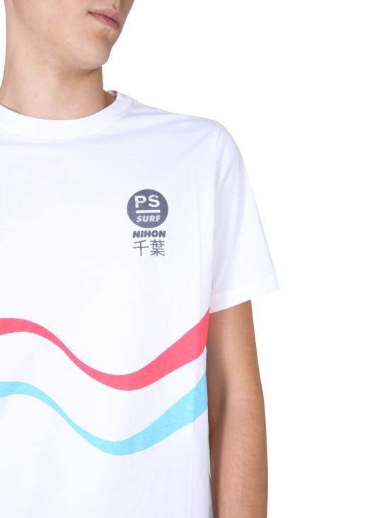  PS 바이 폴스미스 반팔 티셔츠 M2R 011R EP2189 01 WHITE - PS BY PAUL SMITH