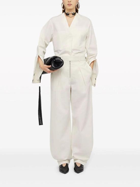 24FW 질샌더 팔라초 팬츠 J02KA0202J45007102 White - JIL SANDER