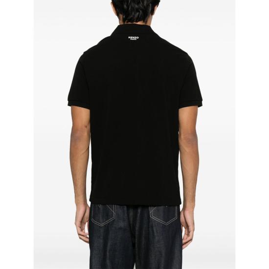 25SS 겐조 폴로 티셔츠 FF55PO5424PU99J BLACK DOM - KENZO