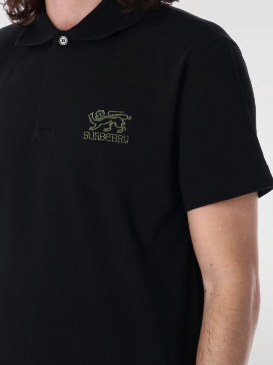 25SS 버버리 폴로 티셔츠 8102292 BLACK DOM - BURBERRY
