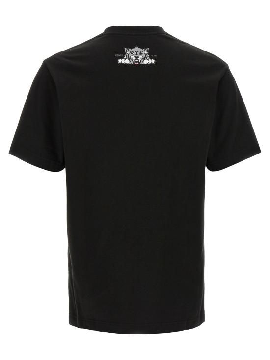 25SS 겐조 반팔 티셔츠 FF55TS5334SG99J BLACK DOM - KENZO