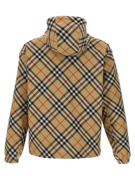 25FW 버버리 리버시블 체크 트래퍼드 자켓 8104102 SAND IP CHECK DOM - BURBERRY