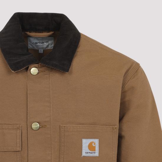 26FW 칼하트 WIP 디어본 캔버스 미시건 초어 코트 I031519 00S02 HAMILTON BROWN TOBACCO DOM - CARHARTT WIP
