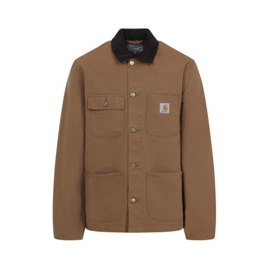 26FW 칼하트 WIP 디어본 캔버스 미시건 초어 코트 I031519 00S02 HAMILTON BROWN TOBACCO DOM - CARHARTT WIP