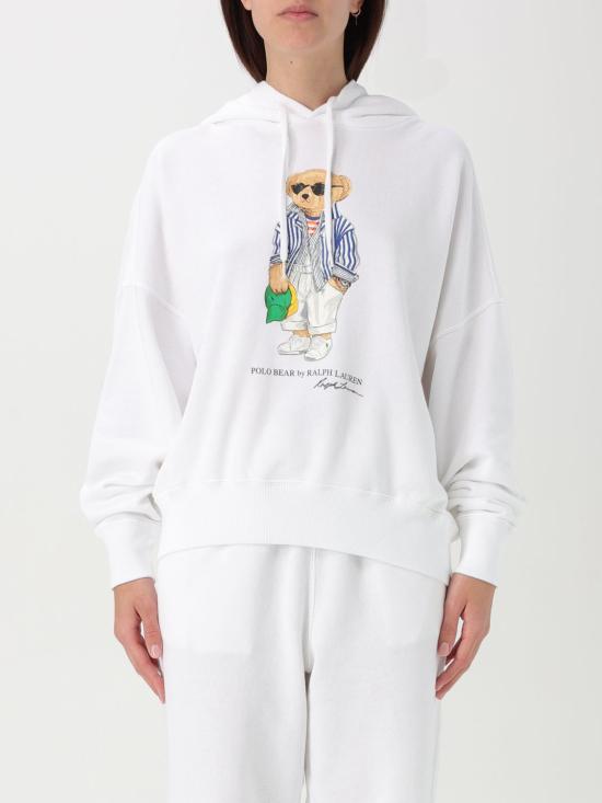 25FW 폴로 랄프로렌 후드 티셔츠 211935585 010 White