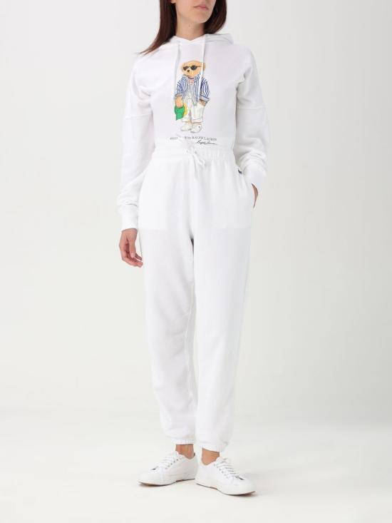 25FW 폴로 랄프로렌 후드 티셔츠 211935585 010 White - POLO RALPH LAUREN