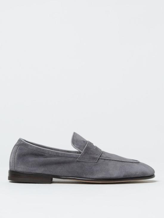 25FW 브루넬로 쿠치넬리 스웨이드 소프트 페니로퍼 MZUCAHG730 C2765 Grey