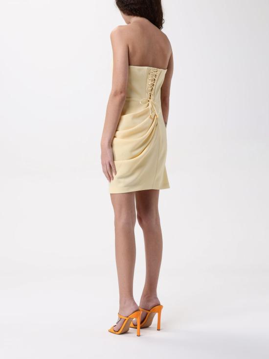 25FW 엘리자베타프랜치 숏 원피스 AB704 DC7 Yellow - ELISABETTA FRANCHI