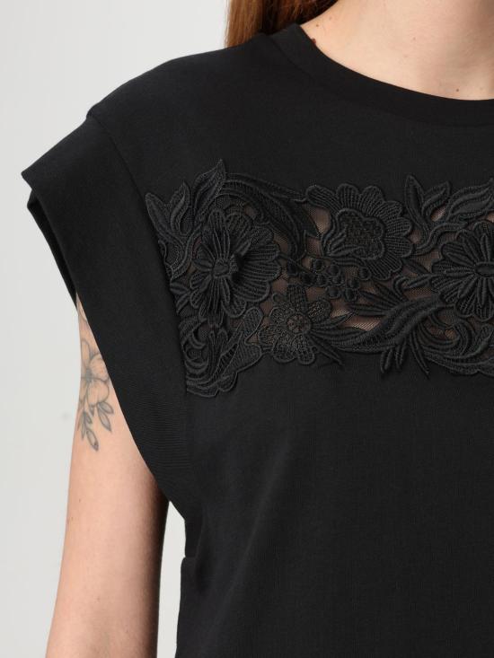 25FW 트윈셋 민소매 티셔츠 251TP2073 00006 Black - TWINSET