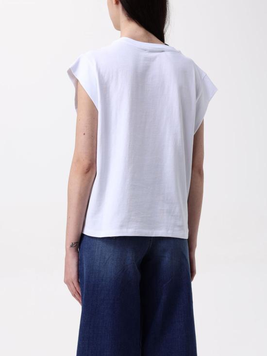 25FW 트윈셋 반팔 티셔츠 251TP2073 00001 White - TWINSET