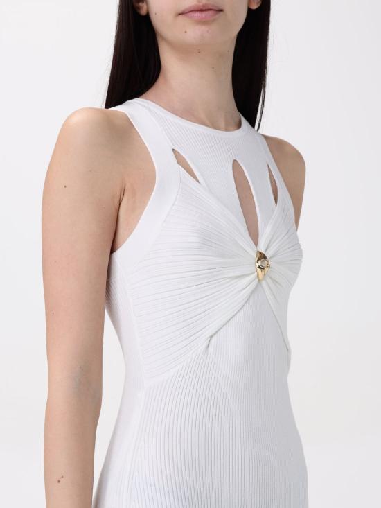 25FW 엘리자베타프랜치 미디 원피스 AM63B 360 Ivory - ELISABETTA FRANCHI