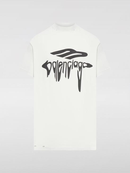 25FW 발렌시아가 민소매 티셔츠 787349TRVS8 9081 White